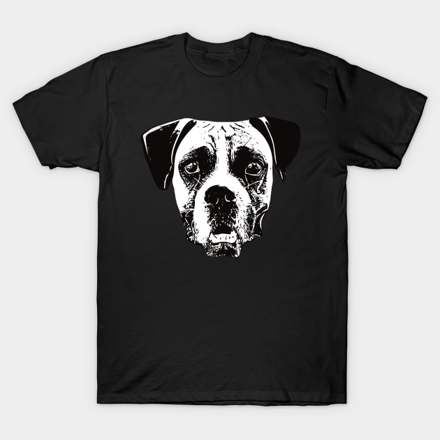 Boxer Dog - Boxer Christmas Gifts T-Shirt by DoggyStyles